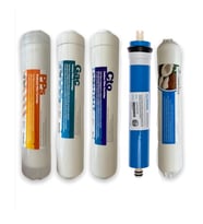 Inline Sistem Tüm Arıtma Cihazları Ile Uyumlu 5'li Filtre Seti NSF & FDA Onaylı (Yeşil)