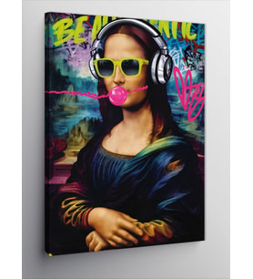 Kanvas Tablo Fun Art Mona Lisa