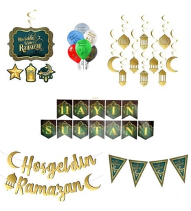  Ramazan Süsleri Hoşgeldin Ya Şehri Ramazan Set 11 Ayın Sultanı 6 Lü-