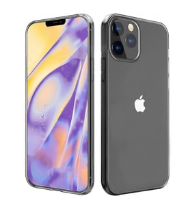 Apple iPhone 12 Pro Max 6.7'' Ultra İnce Silikon Kılıf Şeffaf
