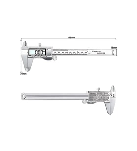 150mm Dijital Paslanmaz Çelik Kumpas, Hassas Ölçüm Aleti