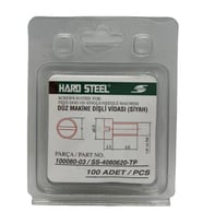 Düz Makine Dişli Vidası Siyah / 100080-003 100ADET