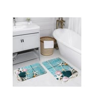 Eliana Home Baskılı 2'li Banyo Paspas Takımı RVG5031