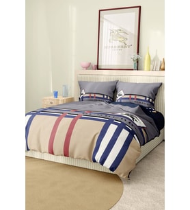 Nevresim Takımı Çift Kişilik Pamuklu Saten Kumaş 6 Parça 3D Dijital Baskı Duvet Cover Set Model No:10