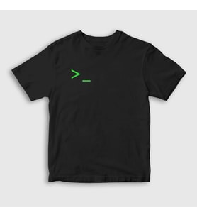 Presmono Unisex Çocuk Siyah Console Film The Matrix T-Shirt 253599tt