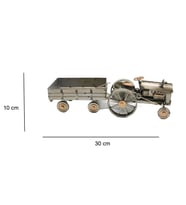 Dekoratif Metal Traktör Römorklu C1602