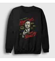 Presmono Unisex Siyah In Legal Trouble Dizi Better Call Saul Sweatshirt 453181tt