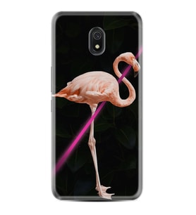 Xiaomi Redmi 8A 8 Pro 9C 9T 10C 11T Pro Kılıf Desenli Silikon Line Filamingo 1776