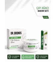 DR.BRONOS Çay Ağacı Cilt Bakım Kremi 150 ml. Softem Çay Ağacı Yağı 20 ml.