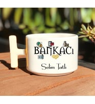 Banka Çalışanlarına Özel T Kulp Nescafe Fincanı