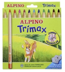 Alpino Trimax 12 Renk Jumbo Kuru Boya Al-113