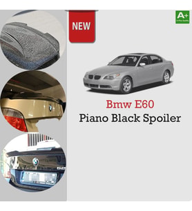 Bmw E60  Model İçin Uyumlu Bagaj Üstü M4 Piano Black Spoiler 2004-2011