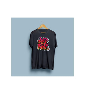 Oversize Keep It Real Graffiti Tasarım Unisex T-shirt (Siyah)