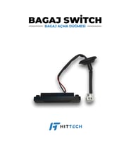 Hyundai i20, Accent, Verna, Kia Rio ve Picanto Uyumlu Bagaj Açma Düğmesi Butonu Switch OEM 81260-1J600