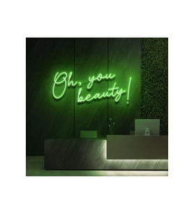 Oh,You Beauty! Yazılı Neon Tabela