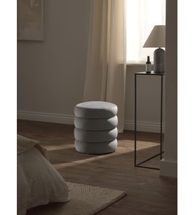 Most Twister Puf Kadife Kumaş (Evinize Teslim) (Mat Antrasit)
