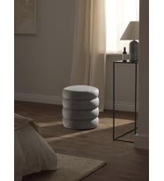 Most Twister Puf Kadife Kumaş (Evinize Teslim) (Mat Antrasit)