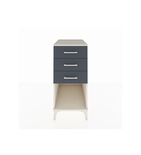 Kronos Komodin 3 Çekmeceli 44x59x96 Aytaşı-Antrasit