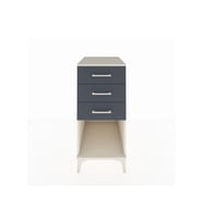 Kronos Komodin 3 Çekmeceli 44x59x96 Aytaşı-Antrasit