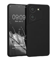 Microsonic Matte Silicone TECNO Pova 5 Kılıf Siyah