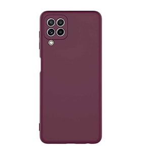 Coverzone Samsung Galaxy M32 ?le Uyumlu K?l?f Z-Mara Lansman Vieri Tam Koruma Arka Kapak Kamera Koruma �?k?nt?l? P�r�zs�z Y�zey Mor