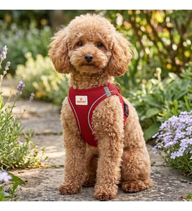 GOBYPET Köpek ve Kedi Göğüs Tasması M Nefes Alabilen File Kumaş Ayarlanabilir Yelek Tasarım Yansıtıcı Şeritli Küçük Irk Köpek ve Kediler İçin