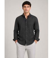 Plus Barkod Uzun Kol Slim Fit Erkek Esnek Gömlek - 7681
