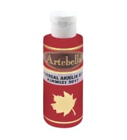 Kırmızı Akrilik Boya Artebella Kırmızı Akrilik Boya 3017 Kırmızı 130 ml (Karışık)