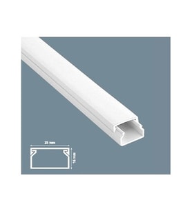 Mutlusan 25X16 Yapışkanlı Kanal 150 Metre (Beyaz)