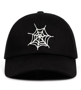 Siyah Spider Web Şapka