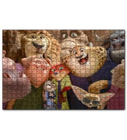 Cakapuzzle 2016 Zootopia Disney Filmleri  Puzzle Yapboz MDF (Ahşap) (120 Parça)