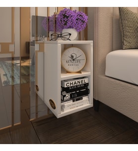 Kenzlife komodin likka byz 50*40*40 duvara asılabilen komidin kitaplık (Karışık)