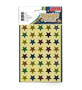TANEX TNX-301 19mm. MIX HOLOGRAM YILDIZ STICKER 2'Lİ