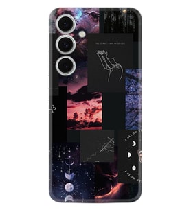 Samsung Galaxy A16 Kılıf Boutique Baskılı Resimli Ay Pattern Pcode -030