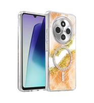 Onegif Redmi 14c Lotus Simli Magsafe Kapak - Yeşil