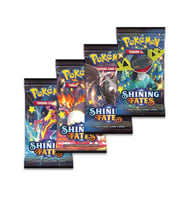 Pokemon Kartları Shining Fates Booster Box Koleksiyon Koleksiyon Kartları Oyunu (4 Paket)