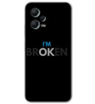 Redmi Note 12 5G Kılıf HD Desen Baskılı Kılıf - Im Broken