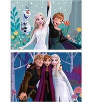 Educa 2x25 Parça Disney Frozen Kız Çocuk Ahşap Puzzle (3-5 Yaş)