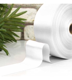 Saten Kurdele Beyaz 6cm 1 Top 50 Mt