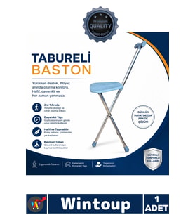 #Baston Sağlam Tabureli Oturaklı Katlanabilir Yaşlı Zor Yürüyüş Bastonu Taşınabilir Baston Sandalye