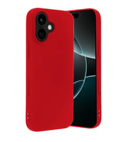Apple iPhone 17 Nano içi Kadife Silikon - Kırmızı