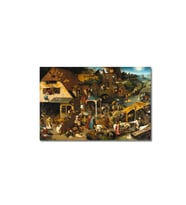 DBSanatevi Pieter Bruegel - Dutch Proverbs Tablo 50 X 70 Cm