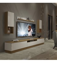 Decoraktiv Trendstyle 270DAS Mdf Tv Ünitesi Tv Sehpası - Pera Beyaz (Pera-Beyaz)