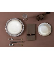 Porland Sweet Romantıc 60 Parça 12 Kişilik Yemek Takımı