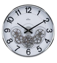 Enarose E35725 Silver 43 cm Çarklı Duvar Saati