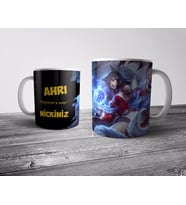 Pixxa  AHRI Kişiye Özel İsimli Kupa Bardak (League of Legends, LOL)