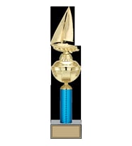 ODAK KUPA - Figürlü Kupalar - Yelken Figürlü Kupalar FG-051 A - 45 cm