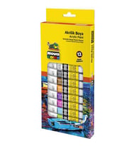 Nova Color Akrilik Boya Tüp 12 Li 12 ML NC-2004