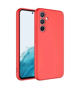 Samsung Galaxy A16 5g Kılıf First Silikon - Kırmızı