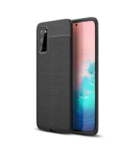 Samsung Galaxy S20 Kılıf Esnek Pu-Deri Leather-Pu Serisi Protected Case (Siyah)